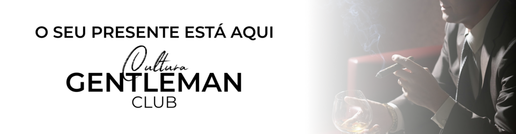 Banner da Cultura Gentleman com bebidas